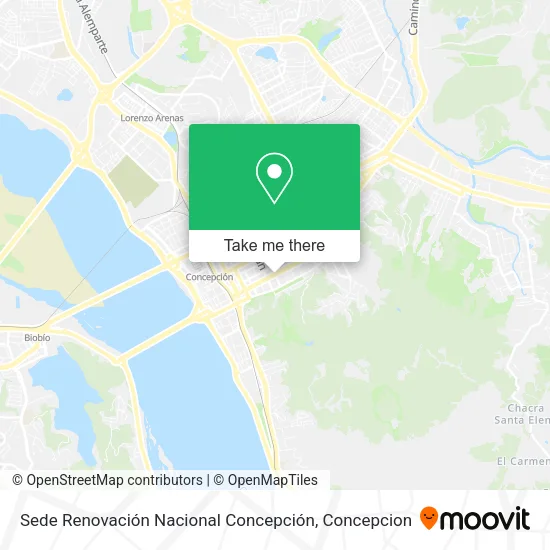 Mapa de Sede Renovación Nacional Concepción