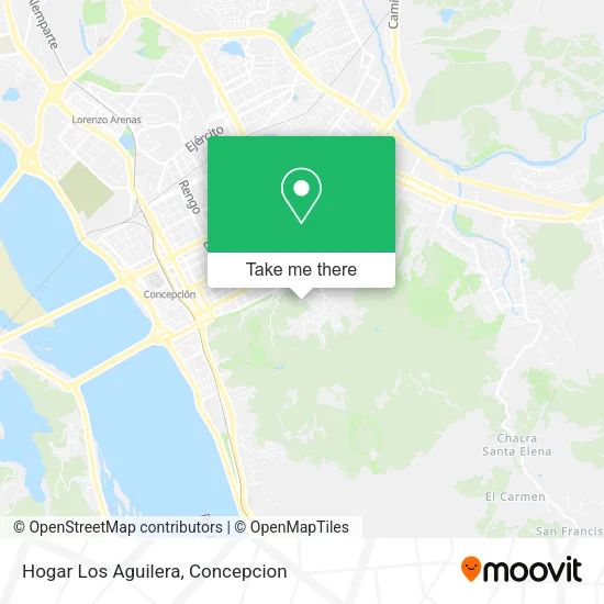 Mapa de Hogar Los Aguilera