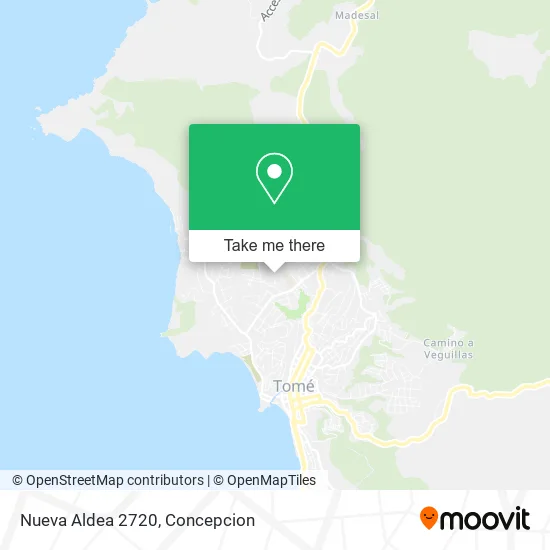 Mapa de Nueva Aldea 2720