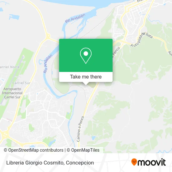 Mapa de Libreria Giorgio Cosmito
