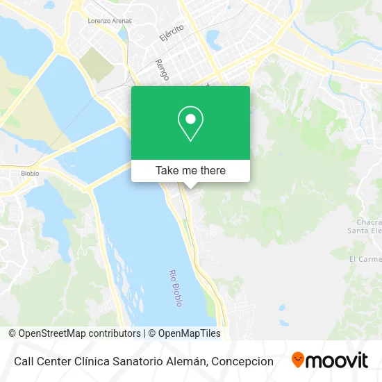 Mapa de Call Center Clínica Sanatorio Alemán