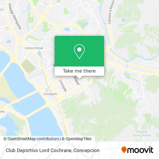 Club Deportivo Lord Cochrane map