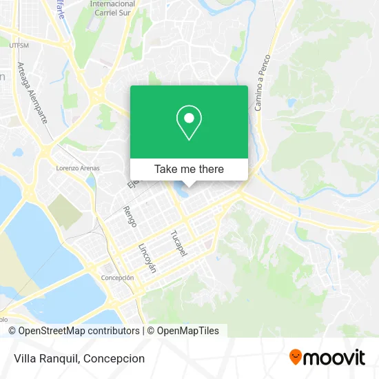 Mapa de Villa Ranquil