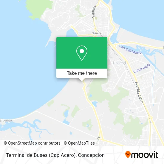 Mapa de Terminal de Buses (Cap Acero)
