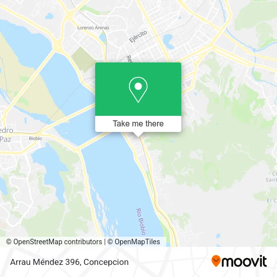 Mapa de Arrau Méndez 396