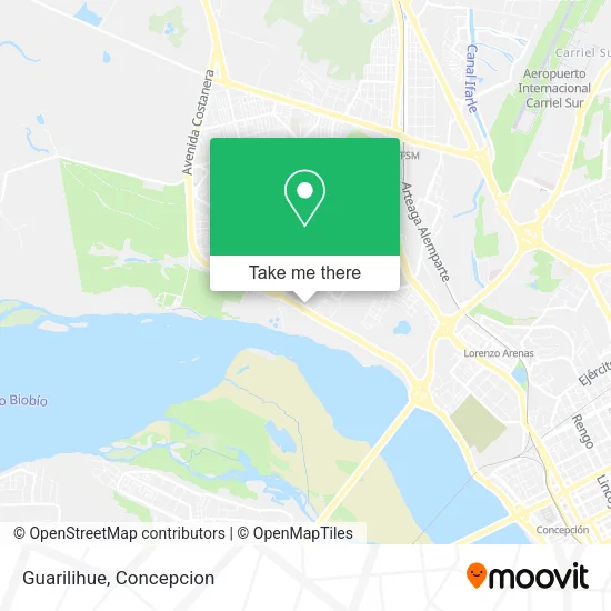 Mapa de Guarilihue