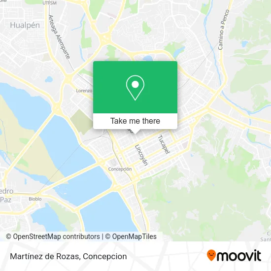 Martínez de Rozas map