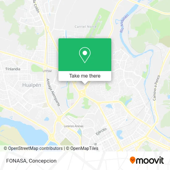 Mapa de FONASA