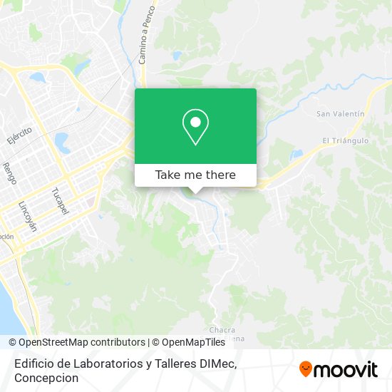 Mapa de Edificio de Laboratorios y Talleres DIMec