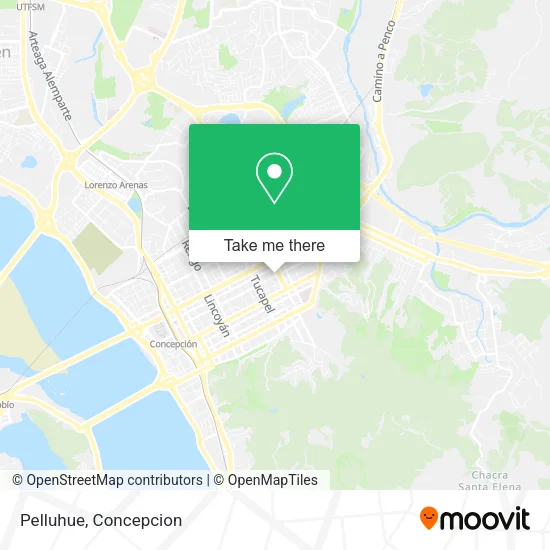 Mapa de Pelluhue