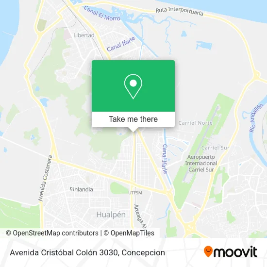 Avenida Cristóbal Colón 3030 map