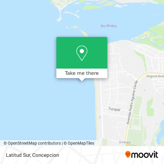 Latitud Sur map