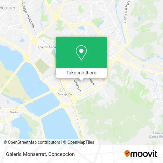 Mapa de Galería Monserrat