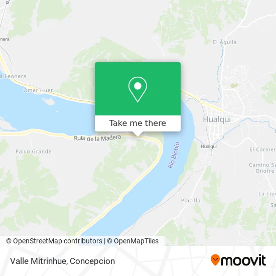 Mapa de Valle Mitrinhue