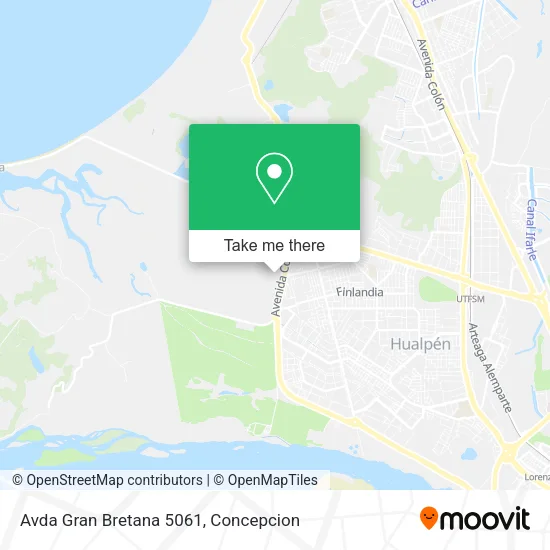 Avda Gran Bretana 5061 map