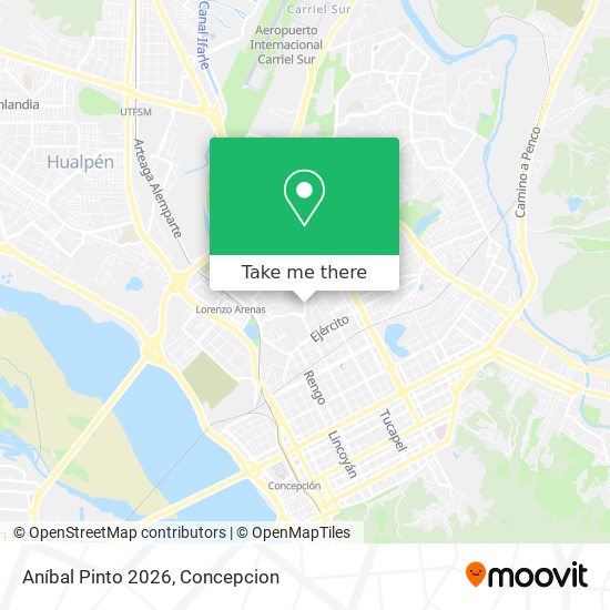 Aníbal Pinto 2026 map