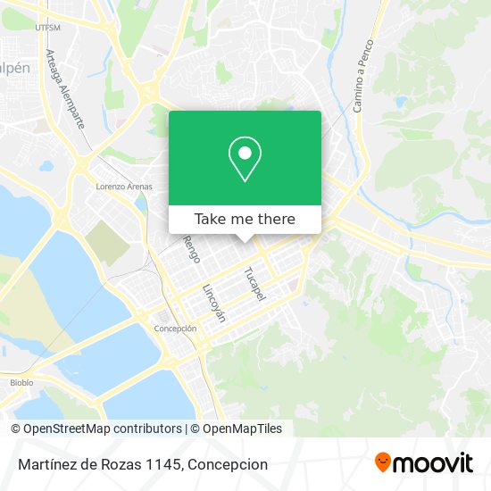 Martínez de Rozas 1145 map