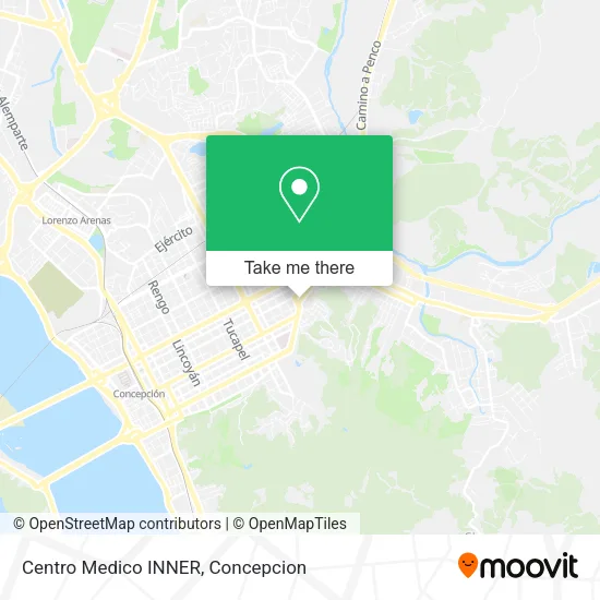 Mapa de Centro Medico INNER