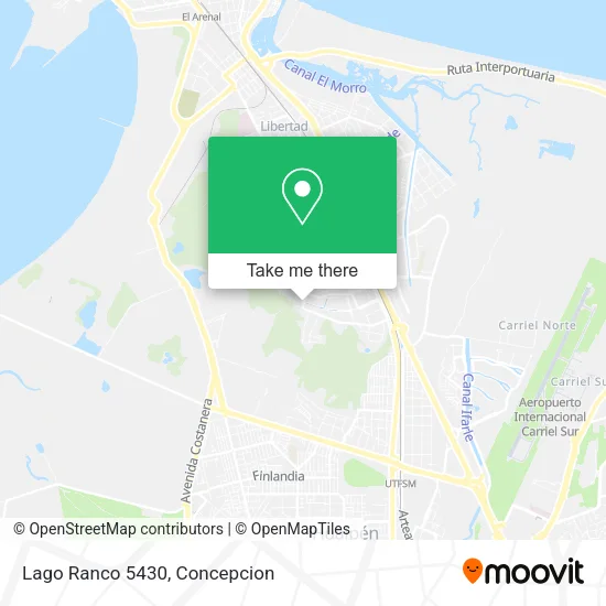 Lago Ranco 5430 map