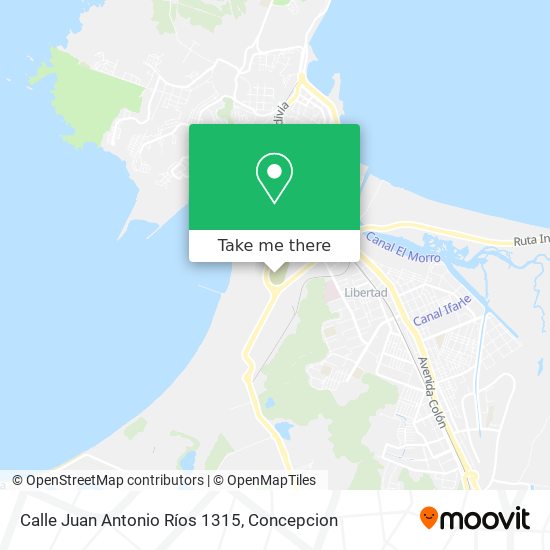 Mapa de Calle Juan Antonio Ríos 1315