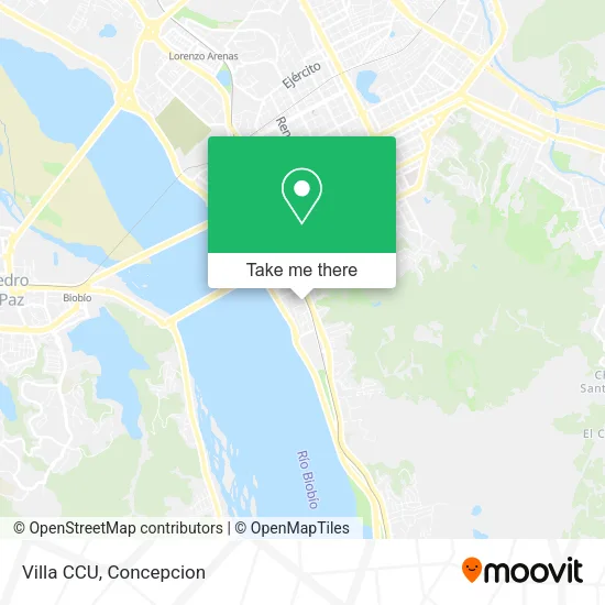 Mapa de Villa CCU
