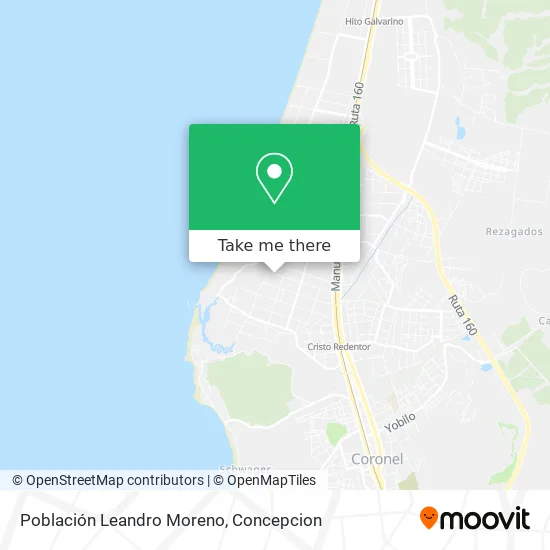 Mapa de Población Leandro Moreno