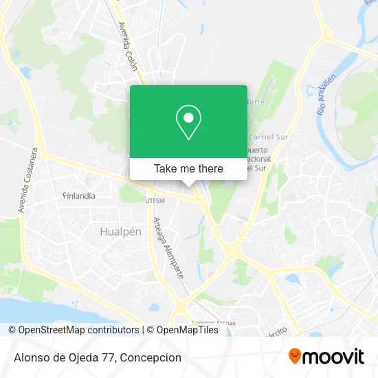 Mapa de Alonso de Ojeda 77