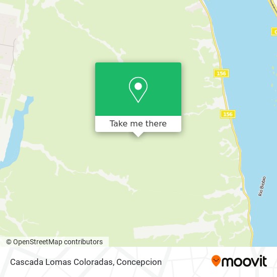Cascada Lomas Coloradas map
