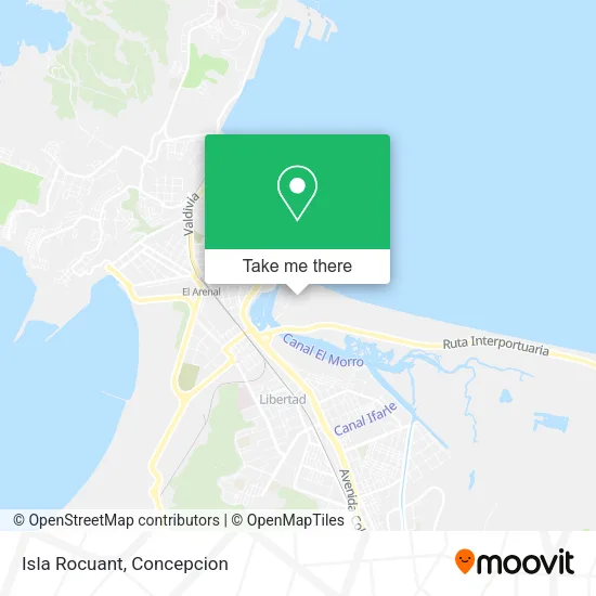 Isla Rocuant map