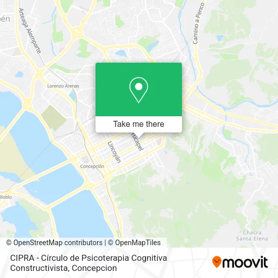 Mapa de CIPRA - Círculo de Psicoterapia Cognitiva Constructivista