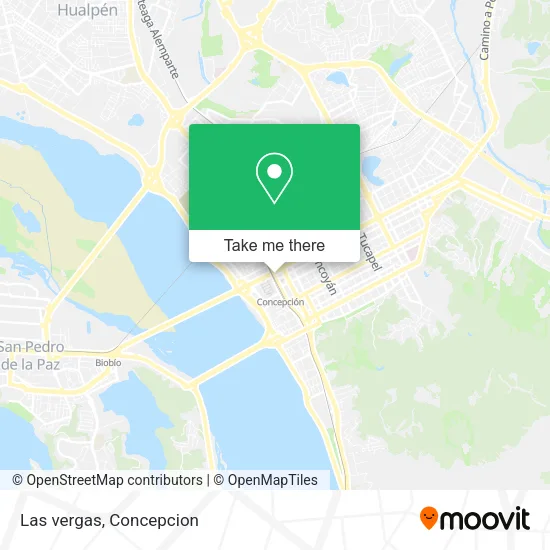 Mapa de Las vergas