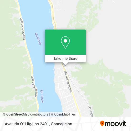 Mapa de Avenida O" Higgins 2401