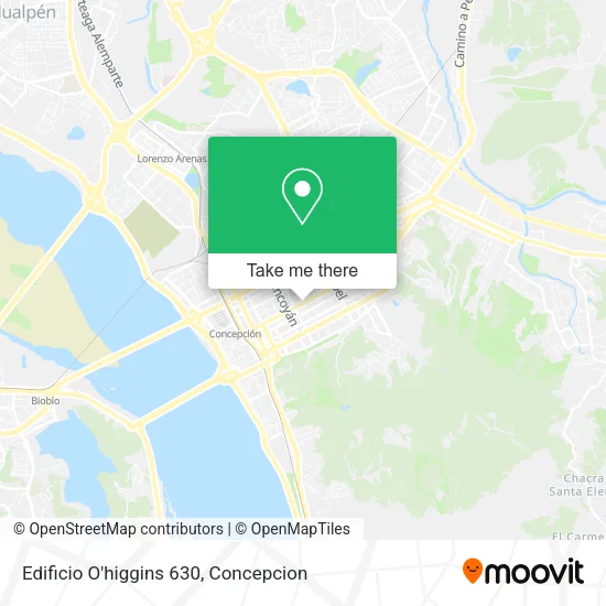Mapa de Edificio O'higgins 630