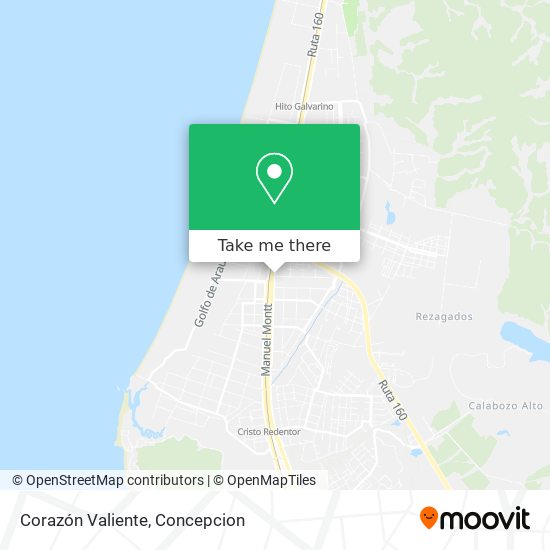 Corazón Valiente map