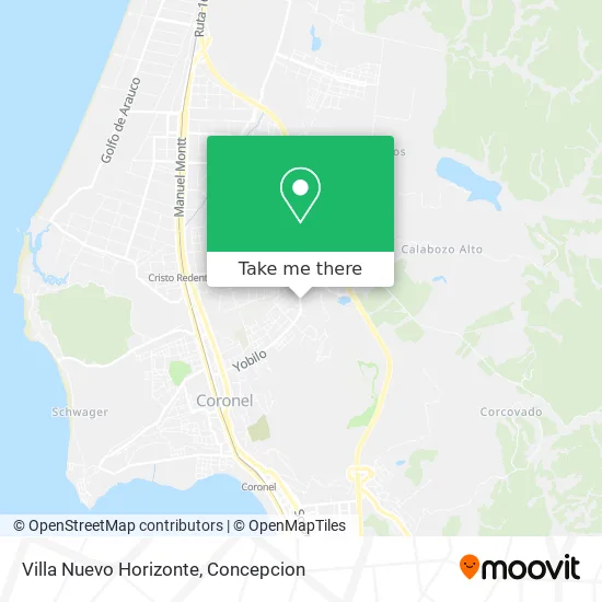 Villa Nuevo Horizonte map