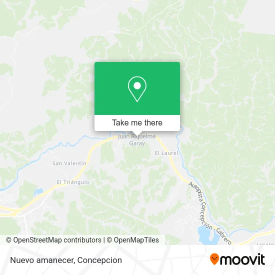 Mapa de Nuevo amanecer