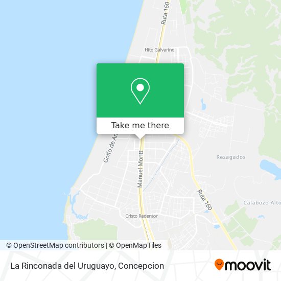 Mapa de La Rinconada del Uruguayo