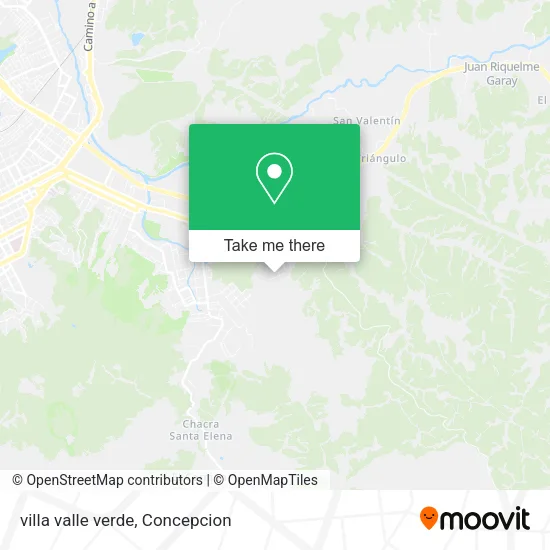 villa valle verde map