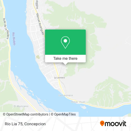Mapa de Río Lia 75