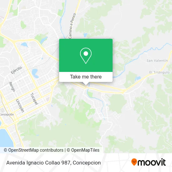 Avenida Ignacio Collao 987 map