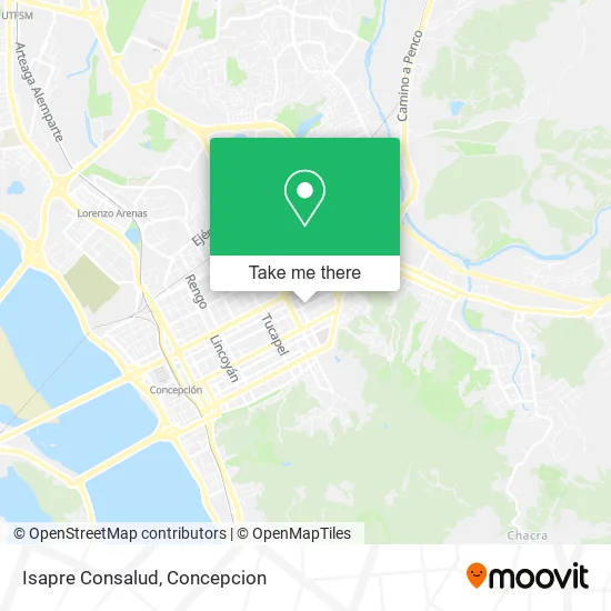 Isapre Consalud map