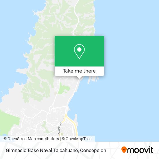 Gimnasio Base Naval Talcahuano map