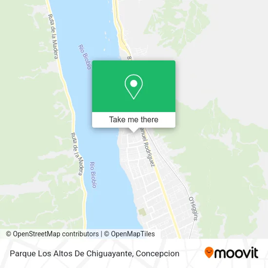 Mapa de Parque Los Altos De Chiguayante