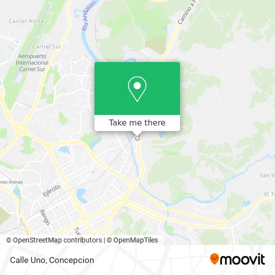 Calle Uno map