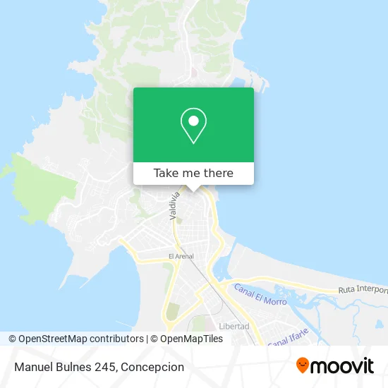 Manuel Bulnes 245 map