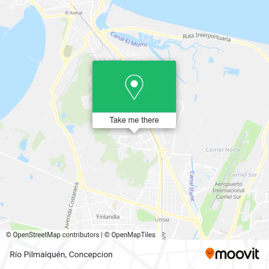 Río Pilmaiquén map