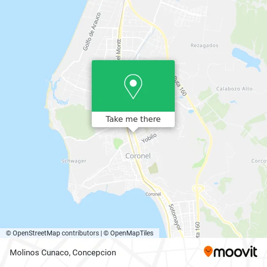 Mapa de Molinos Cunaco