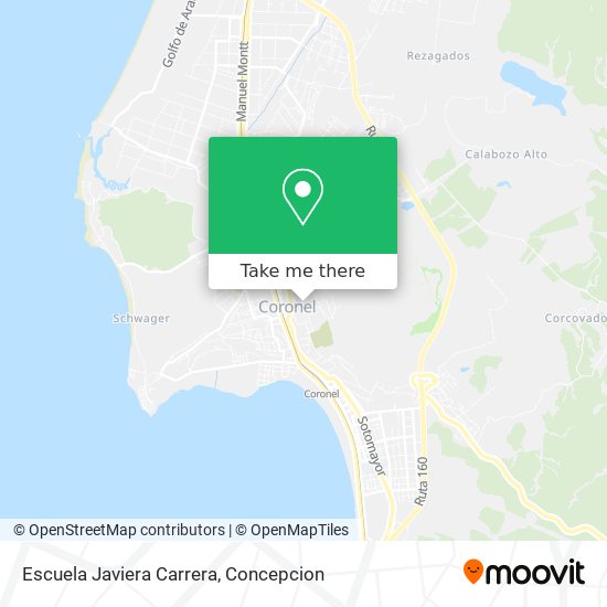 Escuela Javiera Carrera map