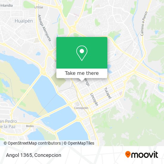 Mapa de Angol 1365