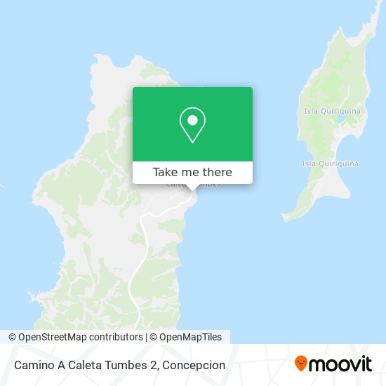 Camino A Caleta Tumbes 2 map